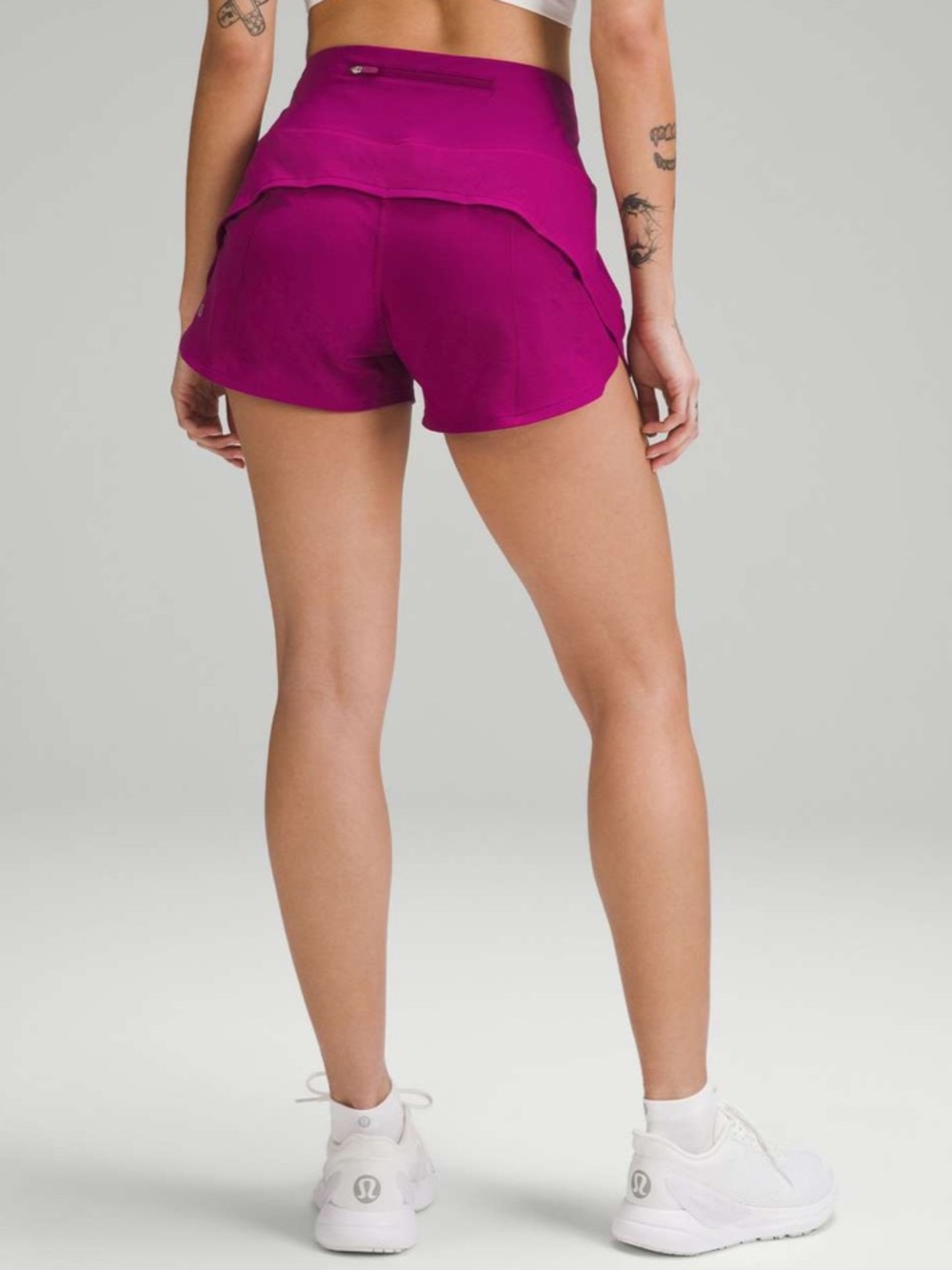 lululemon Speed Up Mid-Rise Short in Magenta Purple 4” Size 8 - Picture 3 of 10